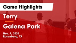 Terry  vs Galena Park  Game Highlights - Nov. 7, 2020