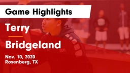 Terry  vs Bridgeland  Game Highlights - Nov. 10, 2020