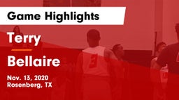 Terry  vs Bellaire  Game Highlights - Nov. 13, 2020