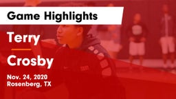 Terry  vs Crosby  Game Highlights - Nov. 24, 2020