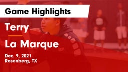 Terry  vs La Marque  Game Highlights - Dec. 9, 2021