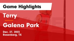 Terry  vs Galena Park  Game Highlights - Dec. 27, 2023
