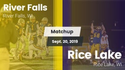 Matchup: River Falls High vs. Rice Lake  2019