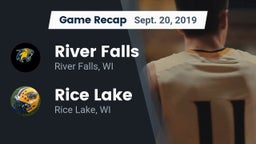 Recap: River Falls  vs. Rice Lake  2019