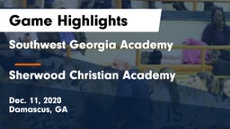 Southwest Georgia Academy  vs Sherwood Christian Academy  Game Highlights - Dec. 11, 2020