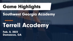 Southwest Georgia Academy  vs Terrell Academy  Game Highlights - Feb. 8, 2022
