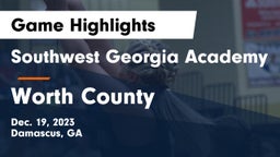 Southwest Georgia Academy vs Worth County  Game Highlights - Dec. 19, 2023
