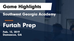 Southwest Georgia Academy  vs Furtah Prep Game Highlights - Feb. 13, 2019