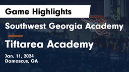 Southwest Georgia Academy vs Tiftarea Academy  Game Highlights - Jan. 11, 2024
