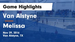 Van Alstyne  vs Melissa  Game Highlights - Nov 29, 2016