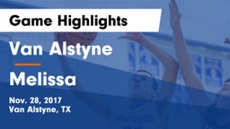 Van Alstyne  vs Melissa  Game Highlights - Nov. 28, 2017