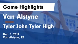 Van Alstyne  vs Tyler John Tyler High Game Highlights - Dec. 1, 2017