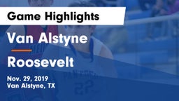 Van Alstyne  vs Roosevelt  Game Highlights - Nov. 29, 2019