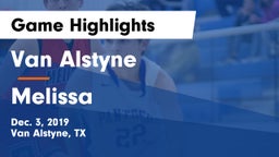 Van Alstyne  vs Melissa  Game Highlights - Dec. 3, 2019