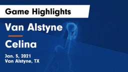 Van Alstyne  vs Celina  Game Highlights - Jan. 5, 2021