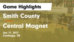 Smith County  vs Central Magnet Game Highlights - Jan 17, 2017