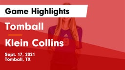 Tomball  vs Klein Collins  Game Highlights - Sept. 17, 2021