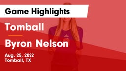 Tomball  vs Byron Nelson  Game Highlights - Aug. 25, 2022