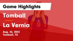 Tomball  vs La Vernia  Game Highlights - Aug. 26, 2022