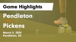 Pendleton  vs Pickens  Game Highlights - March 5, 2024