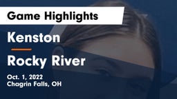 Kenston  vs Rocky River   Game Highlights - Oct. 1, 2022