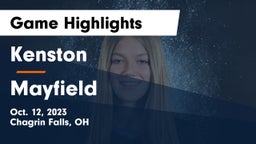 Kenston  vs Mayfield  Game Highlights - Oct. 12, 2023