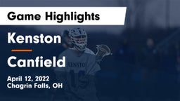 Kenston  vs Canfield  Game Highlights - April 12, 2022