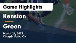 Kenston  vs Green  Game Highlights - March 21, 2023
