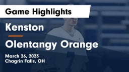 Kenston  vs Olentangy Orange  Game Highlights - March 26, 2023