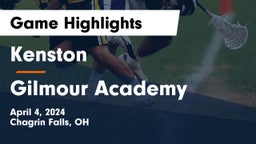 Kenston  vs Gilmour Academy  Game Highlights - April 4, 2024