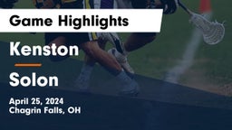 Kenston  vs Solon  Game Highlights - April 25, 2024