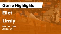 Ellet  vs Linsly  Game Highlights - Dec. 27, 2022