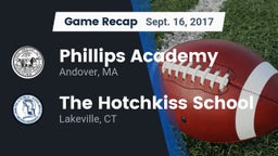 Recap: Phillips Academy  vs. The Hotchkiss School 2017