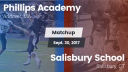 Matchup: Phillips Academy vs. Salisbury School  2017