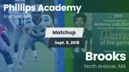 Matchup: Phillips Academy vs. Brooks  2018
