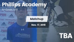 Matchup: Phillips Academy vs. TBA 2018