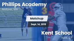 Matchup: Phillips Academy vs. Kent School  2019