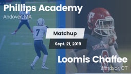 Matchup: Phillips Academy vs. Loomis Chaffee 2019