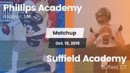 Matchup: Phillips Academy vs. Suffield Academy 2019