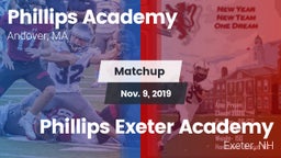 Matchup: Phillips Academy vs. Phillips Exeter Academy  2019