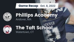 Recap: Phillips Academy vs. The Taft School 2022