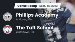 Recap: Phillips Academy vs. The Taft School 2023