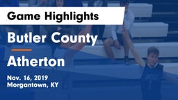 Butler County  vs Atherton  Game Highlights - Nov. 16, 2019