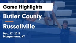 Butler County  vs Russellville Game Highlights - Dec. 17, 2019
