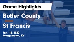 Butler County  vs St Francis Game Highlights - Jan. 18, 2020