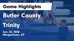 Butler County  vs Trinity  Game Highlights - Jan. 24, 2020