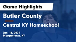 Butler County  vs Central KY Homeschool Game Highlights - Jan. 16, 2021