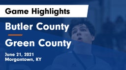 Butler County  vs Green County  Game Highlights - June 21, 2021