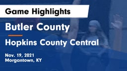 Butler County  vs Hopkins County Central  Game Highlights - Nov. 19, 2021