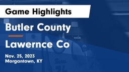 Butler County  vs Lawernce Co Game Highlights - Nov. 25, 2023